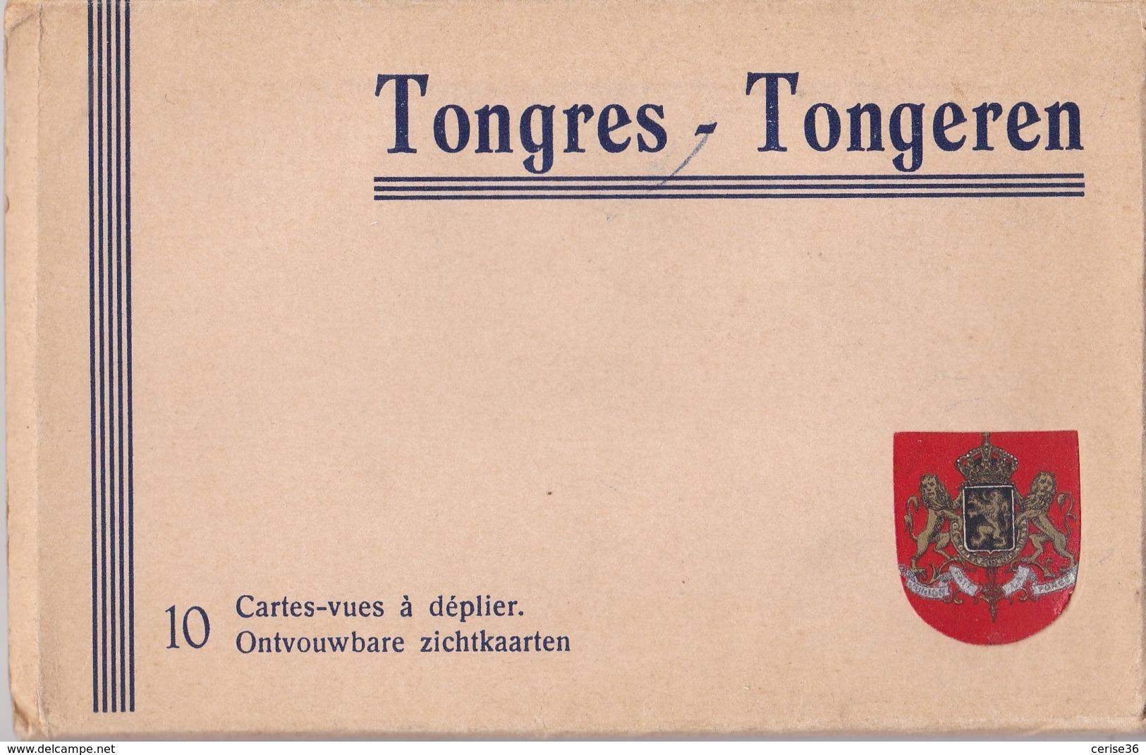 Carnet Avec 10 Cartes De Tongres Edit. Maison Joseph Collée à Tongres - Tongeren