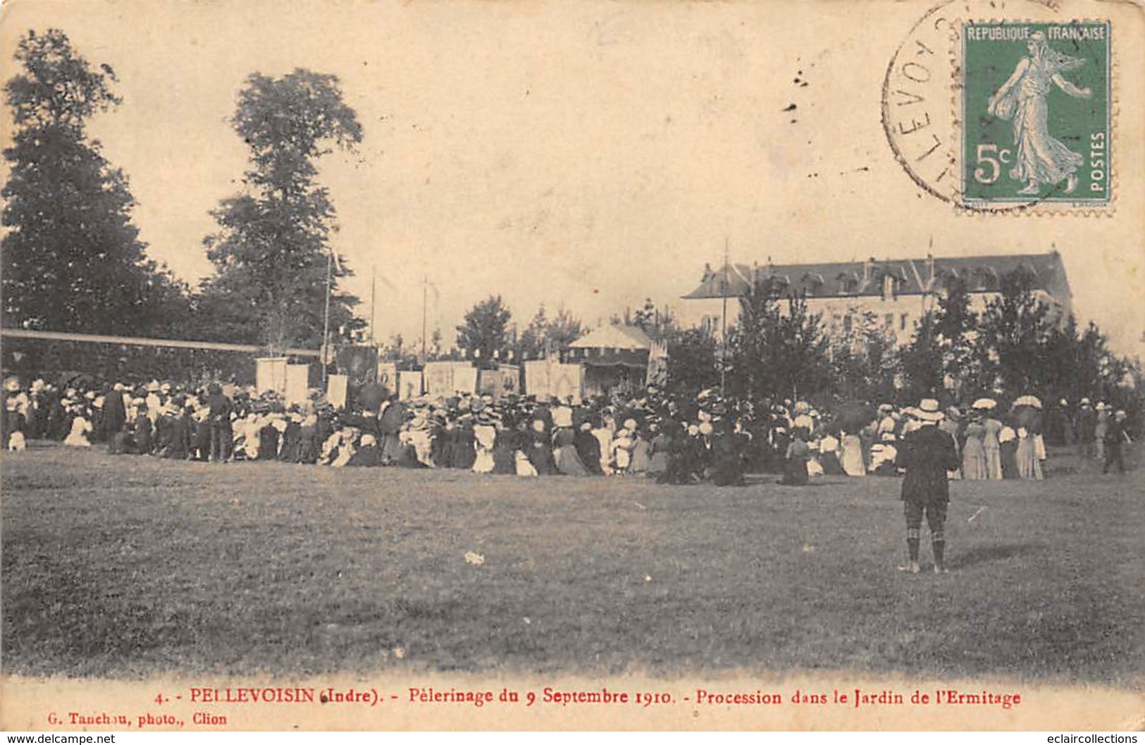 Pellevoisin          36        Procession.. Pélerinage Du 9 Septembre 1910          (voir Scan) - Other & Unclassified