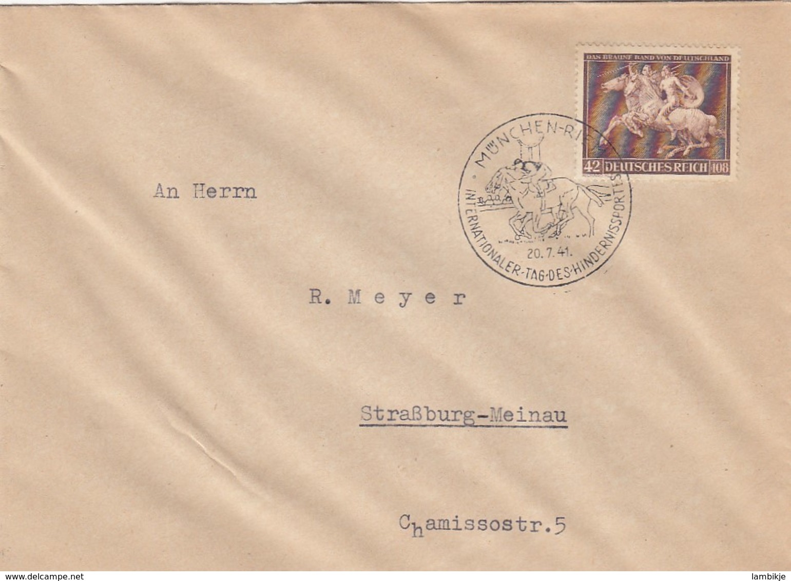 Deutsches Reich FDC 20-7-1941 - Briefe U. Dokumente