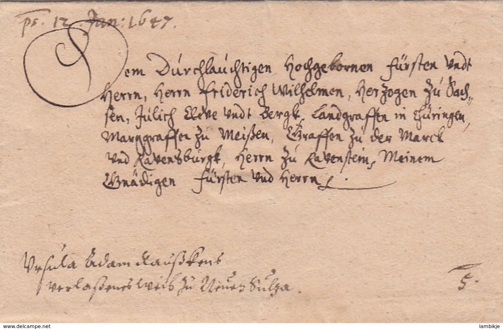 Deutschland Brief 1647 - Vorphilatelie
