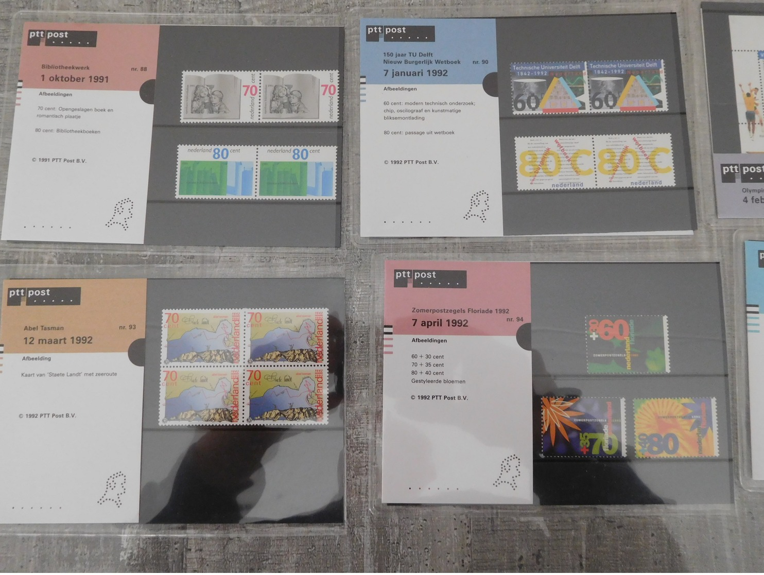 Nederland 1985/1994 - 6 Albums - Postzegels- EDB- PTT Mapjes - FDC - Profil Bladen-automaatzegels-vellen En Blokken - Verzamelingen (in Albums)