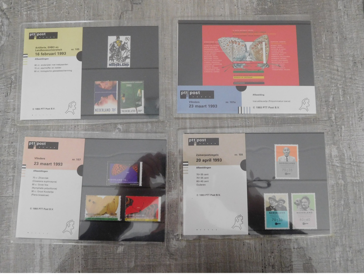 Nederland 1985/1994 - 6 Albums - Postzegels- EDB- PTT Mapjes - FDC - Profil Bladen-automaatzegels-vellen En Blokken - Verzamelingen (in Albums)