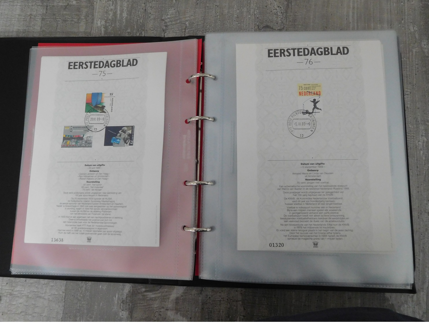 Nederland 1985/1994 - 6 albums - postzegels- EDB- PTT mapjes - FDC - profil bladen-automaatzegels-vellen en blokken