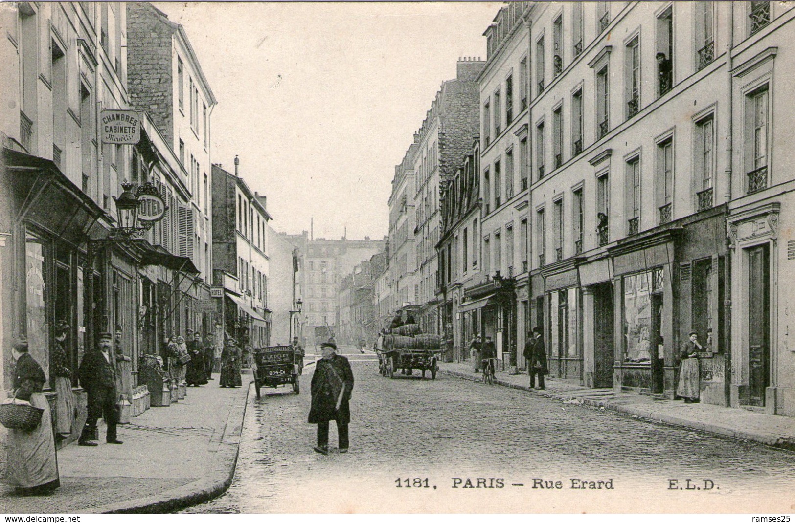 (107)  CPA  Paris  Rue Erard   (Bon état) - Arrondissement: 12