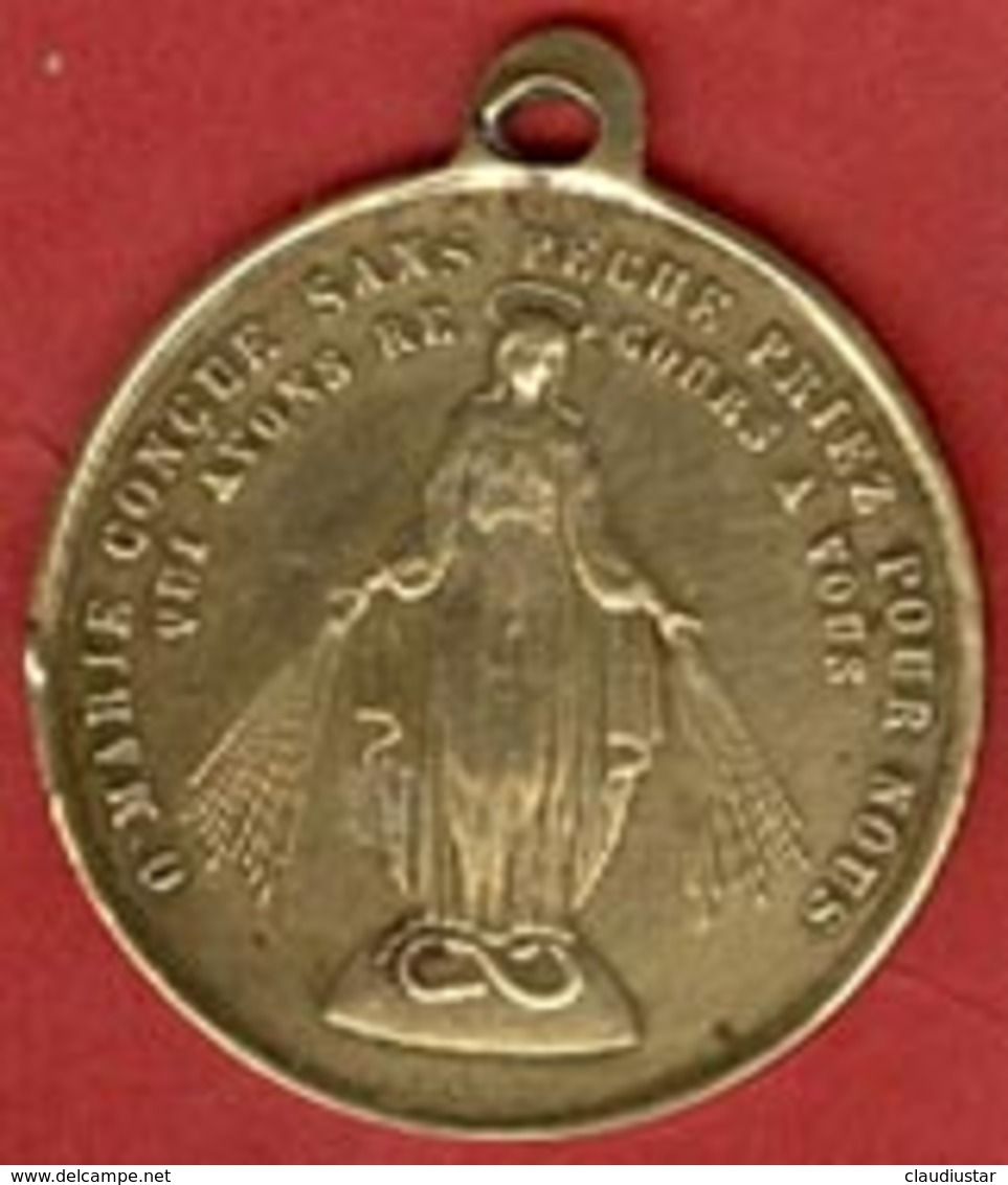 ** MEDAILLE  MARIE  -  LECTURE ** - Religion & Esotérisme