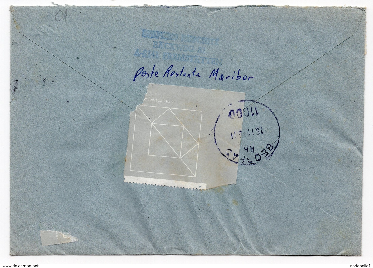 1986 YUGOSLAVIA, SLOVENIA, MARIBOR, REGISTERED, EXPRESS MAIL - Covers & Documents