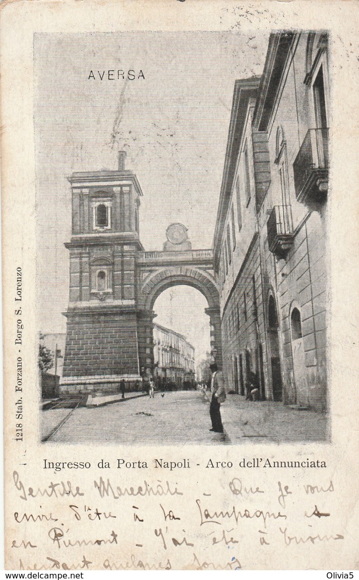 AVERSA - INGRESSO DA PORTA NAPOLI - ARCO DELL'ANNUNCIATA - Aversa