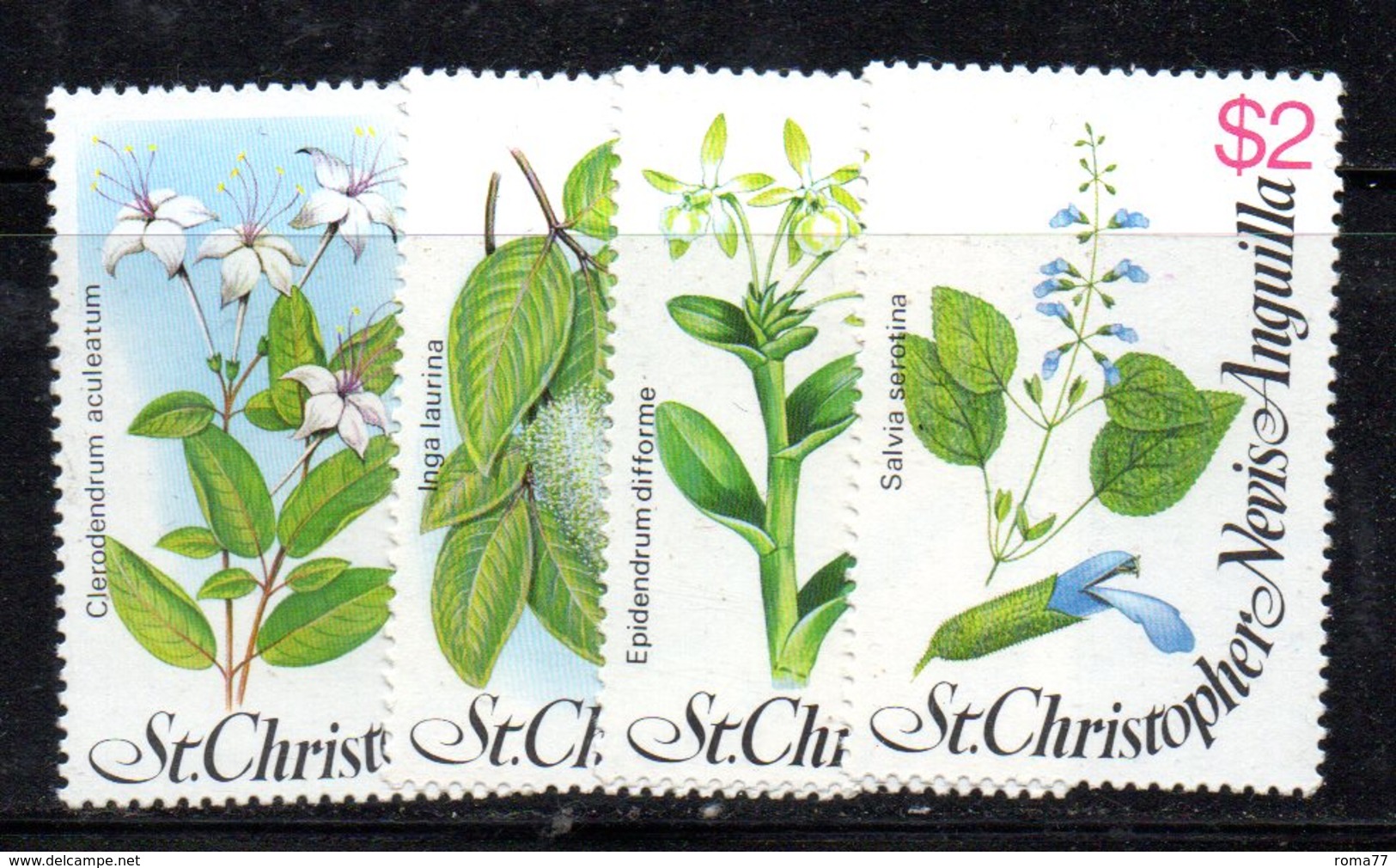 APR1390 - ST CHRISTOPHE NEVIS ANGUILLA 1979,  Yvert N. 404/407  ***  MNH - St.Cristopher-Nevis & Anguilla (...-1980)