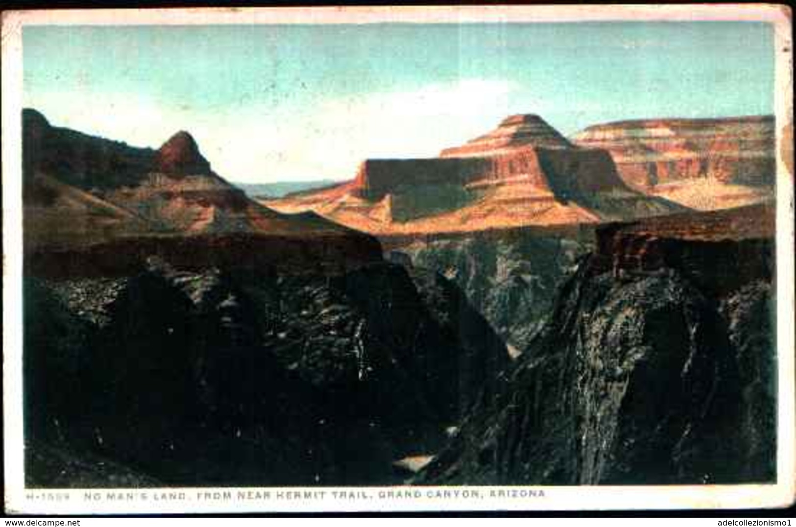 4946) Cartolina Di Arizona-no Man's Land From Near Hermit Trail Grand Canyon -viaggiata 1921 - Grand Canyon