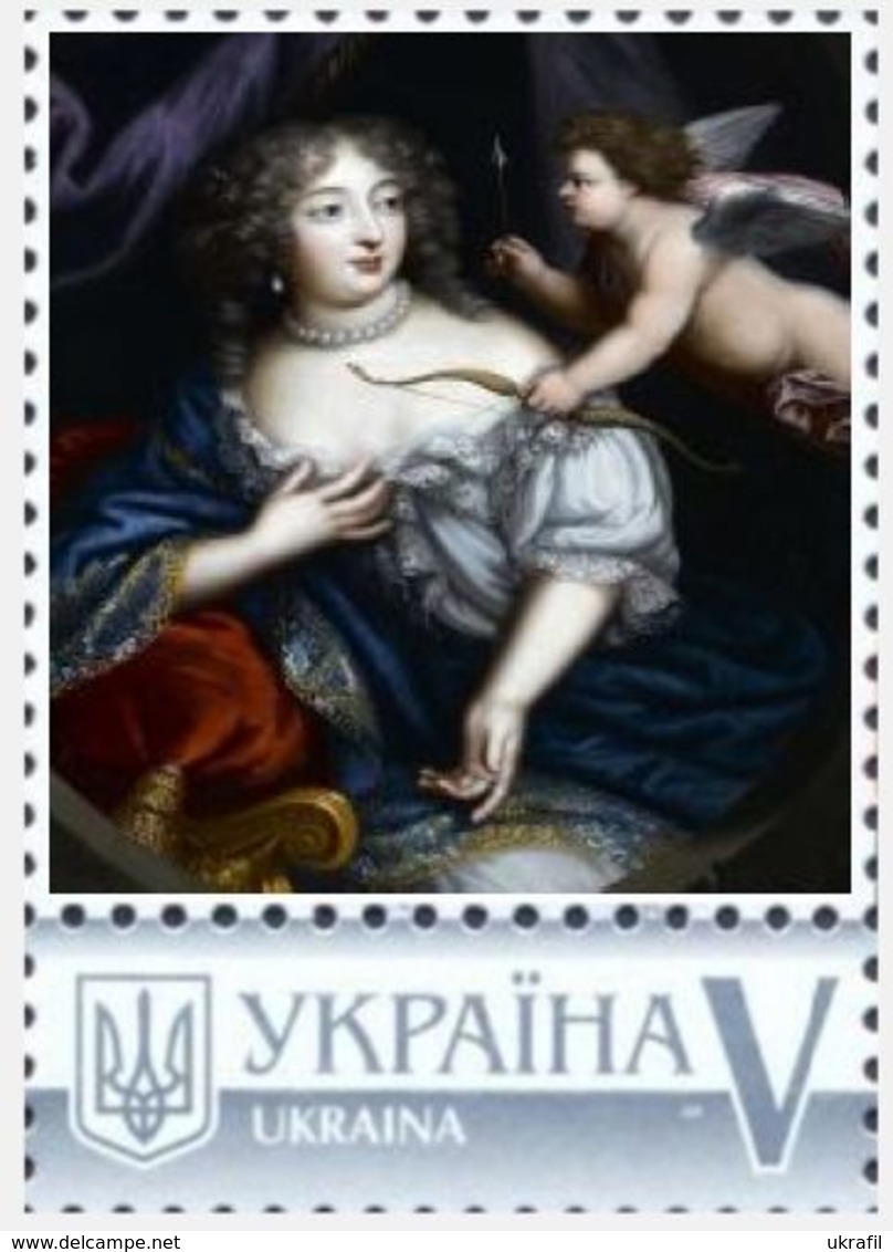 Ukraine 2019, Famous Woman, France King Minion, Françoise De Rochechouart, 1v - Ucrania