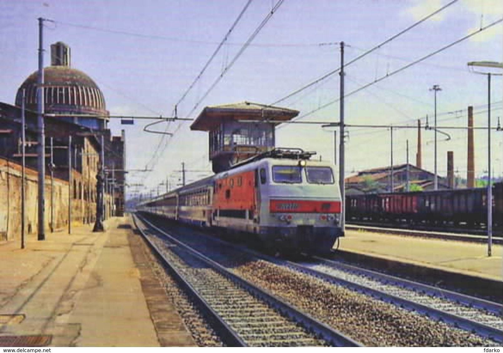 398 E.444R.116 San Giovanni Valdarno Arezzo Railroad Trein Railways Treni - Stazioni Con Treni