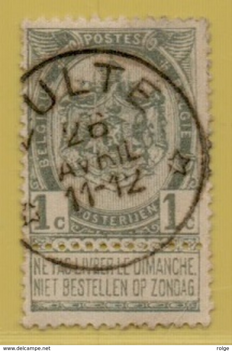 MW-3507    *  ZULTE *  Sterstempel    OCB 53 Coba +30 - 1893-1907 Wapenschild