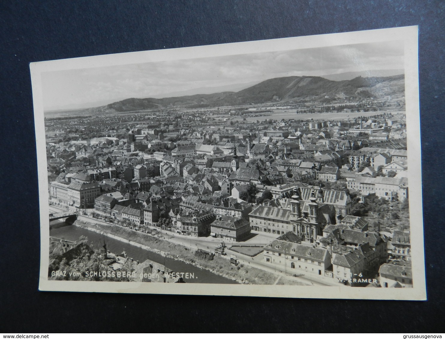 19940) AUSTRIA GRAZ VOM SCHLOSSBERG GEGEN WESTEN NON VIAGGIATA - Graz