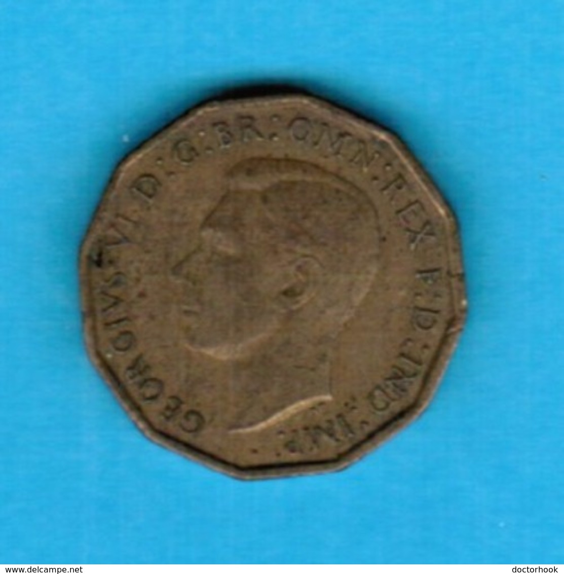 GREAT BRITAIN  3 PENCE 1943 (KM # 849) #5249 - F. 3 Pence