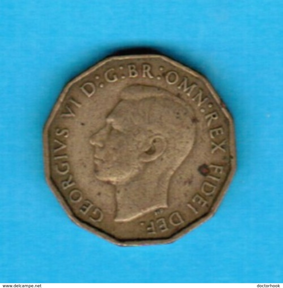 GREAT BRITAIN  3 PENCE 1952 (KM # 873) #5250 - F. 3 Pence