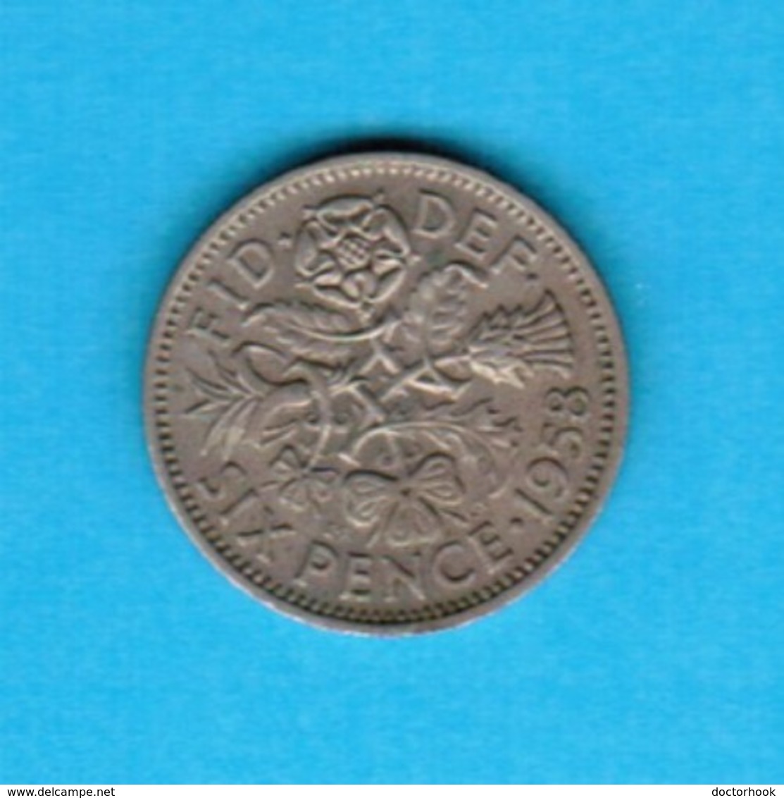 GREAT BRITAIN  6 PENCE 1958 (KM # 903) #5254 - H. 6 Pence