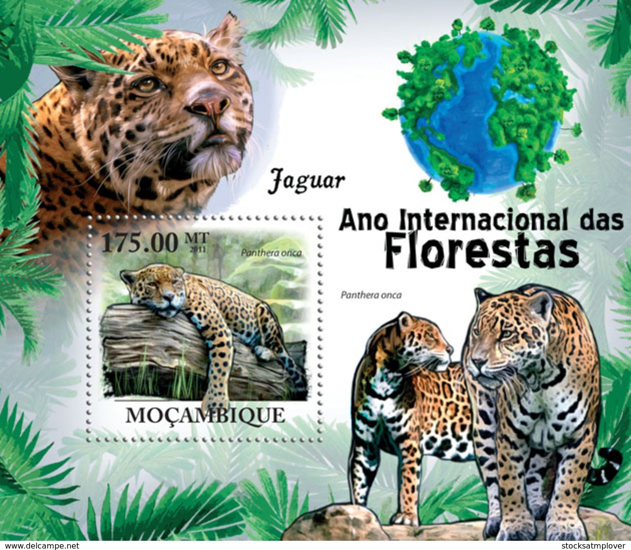 Mozambique 2011 Fauna Jaguars - Sao Tome And Principe