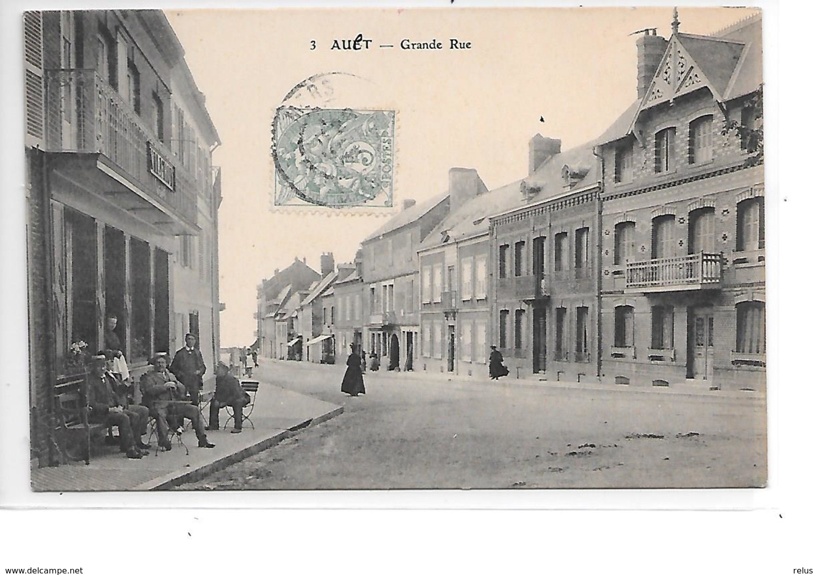 DEP. 80 AULT N°3 GRANDE RUE Animée - Ault