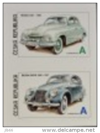 2015 Paire Dessin Zapladlik Auto Skoda 1201 (1955) Et Skoda Rapid1500 (1947) - Neufs