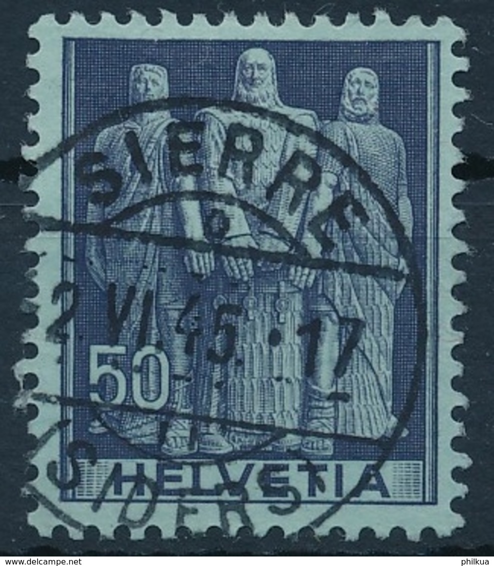 Zumstein 243 / Michel 377 Mit Sauberem Vollstempel SIERRE - Usados