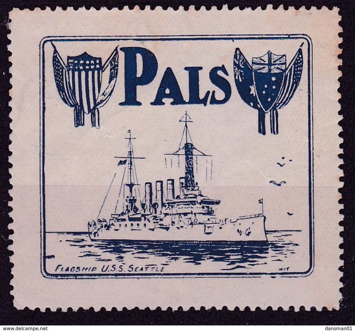 Australia 'Pals Label" 1920's Used - Cinderella
