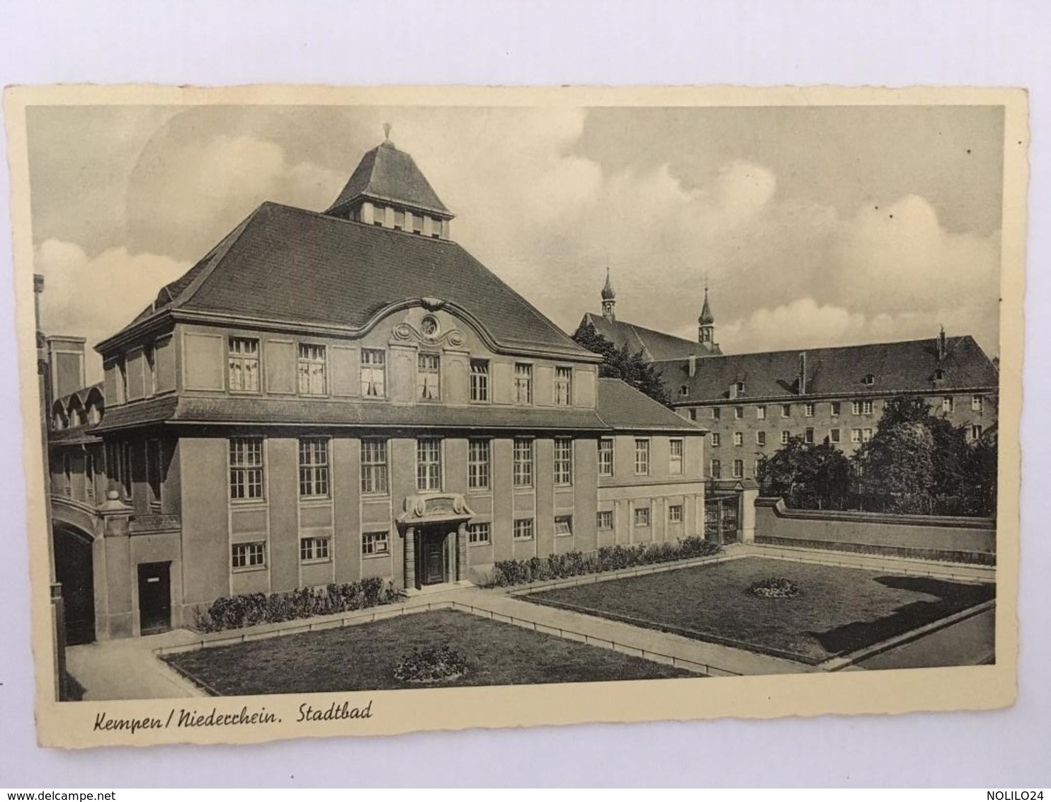 CPA, Kempen (Niederrhein), Stadtbad, écrite En 1951,2 Timbres - Autres & Non Classés