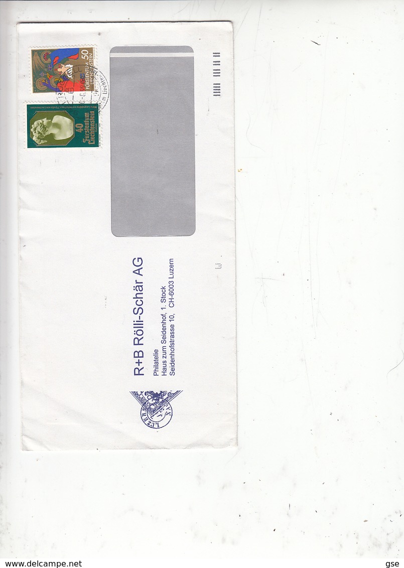LIECHTENSTEIN  1981 - Unificat 682-730 - Lettera - Storia Postale