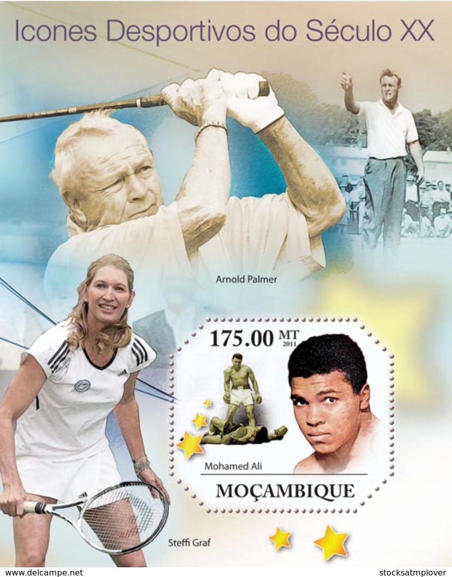 Mozambique 2011  Sporting Icons Of 20th Century,  ( Mohamed Ali ) - Mozambique