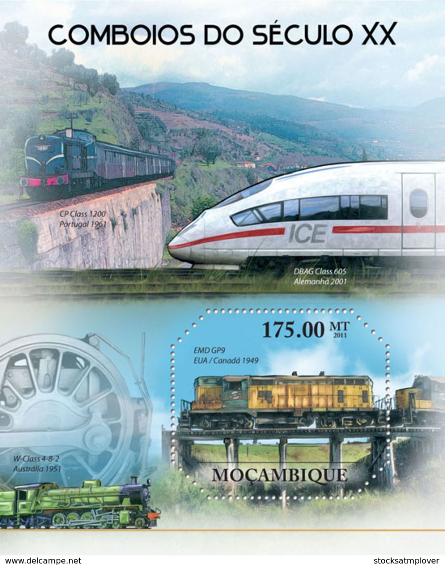 Mozambique 2011          20th  Century Trains - Mozambique