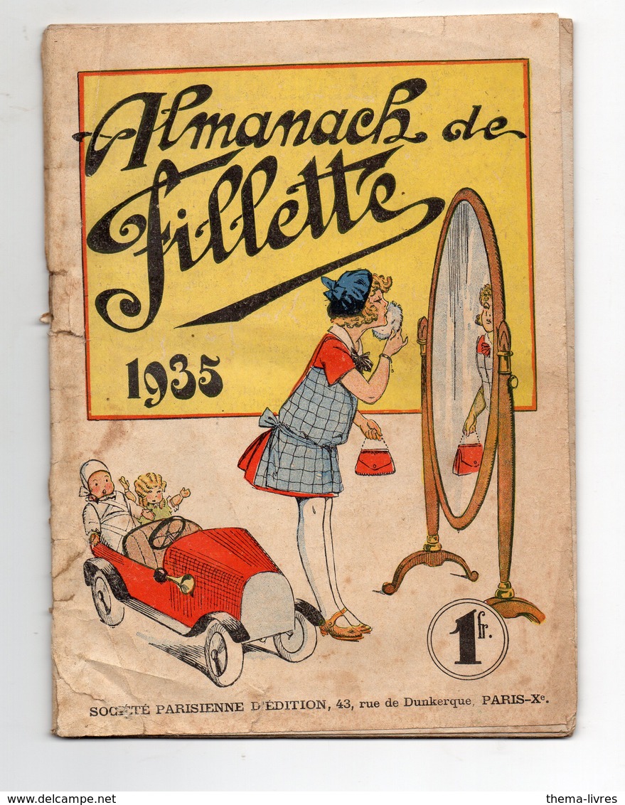 Almanach 1935 De FILLETTE  (CAT 1429) - Fillette
