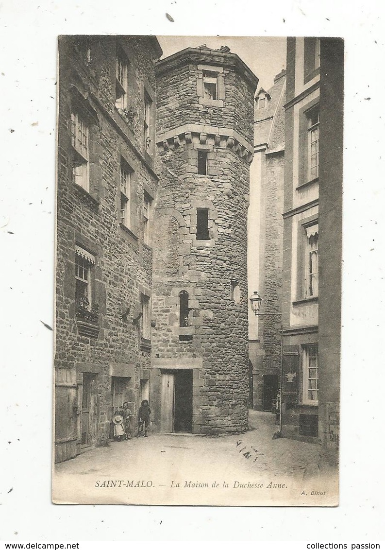 Cp, 35 , SAINT MALO ,  La Maison De La Duchesse Anne,  écrite - Saint Malo