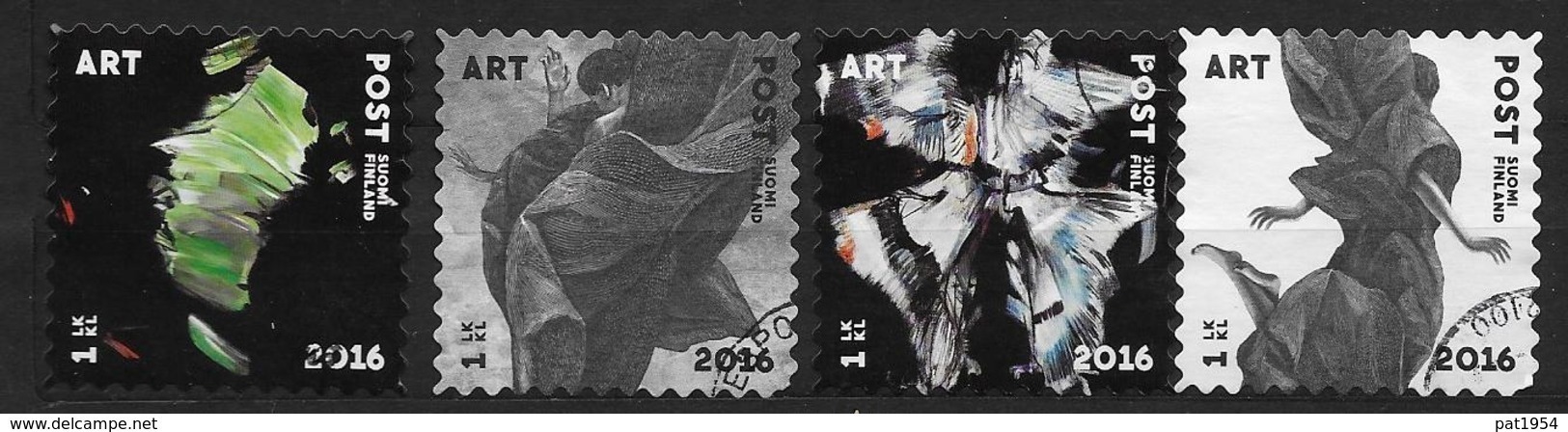 Finlande 2016 N°2428/2431 Oblitérés Art Post - Used Stamps