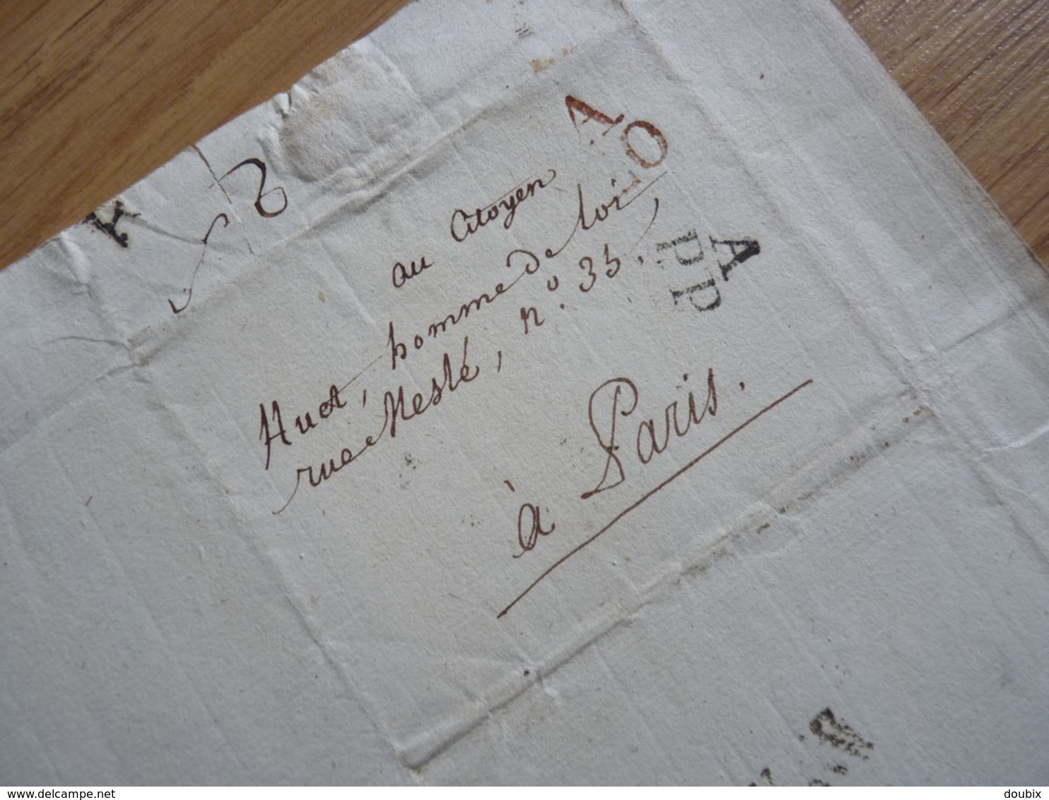 Jean François DUCIS (1733-1816) Poète ACADEMIE FRANCAISE. Institut National Louvre. CONVENTION. Autographe