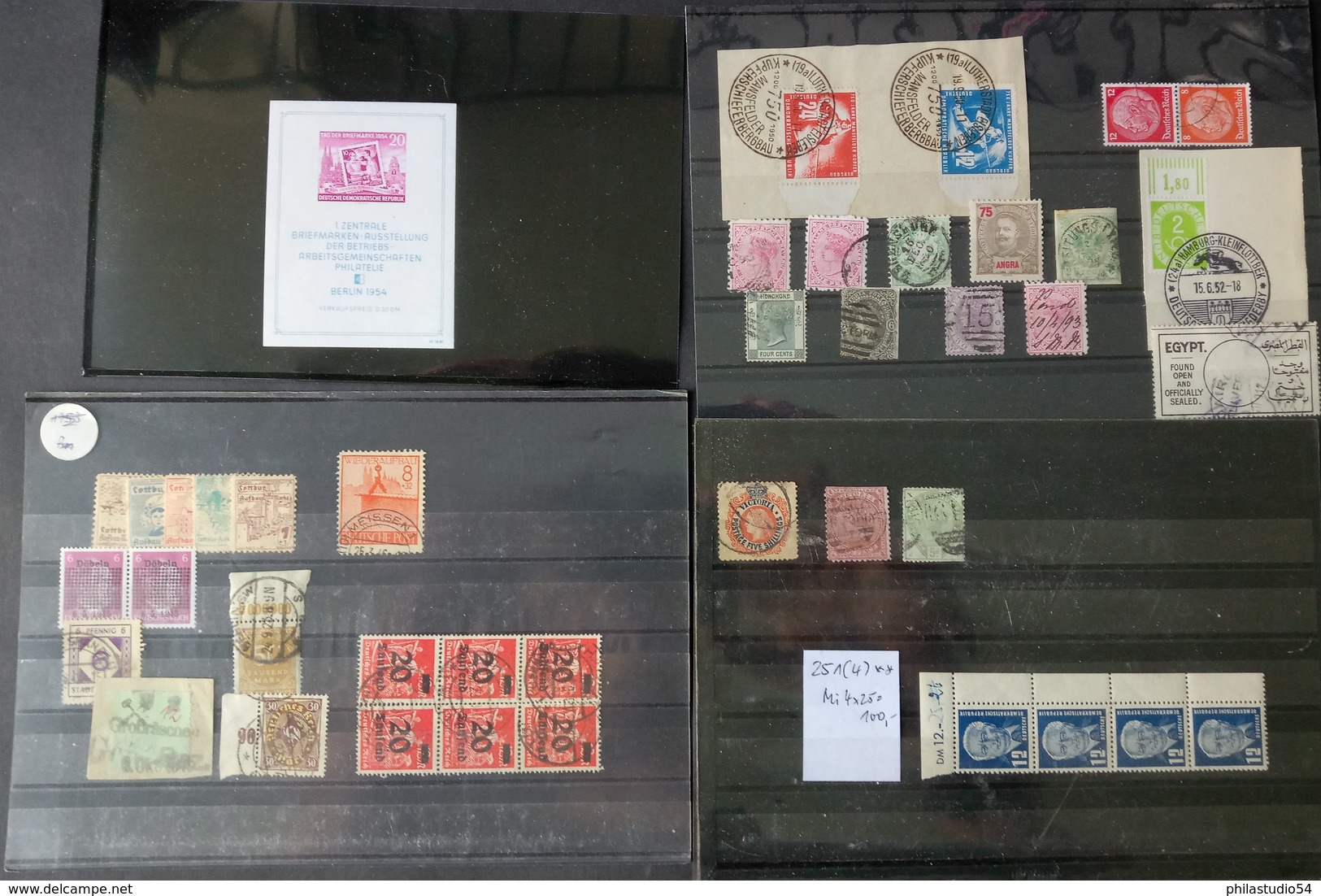 WORLDWIDE/Alle Welt: High Catalogue Value Lot - Hoher Katalogwert - Lots & Kiloware (mixtures) - Max. 999 Stamps