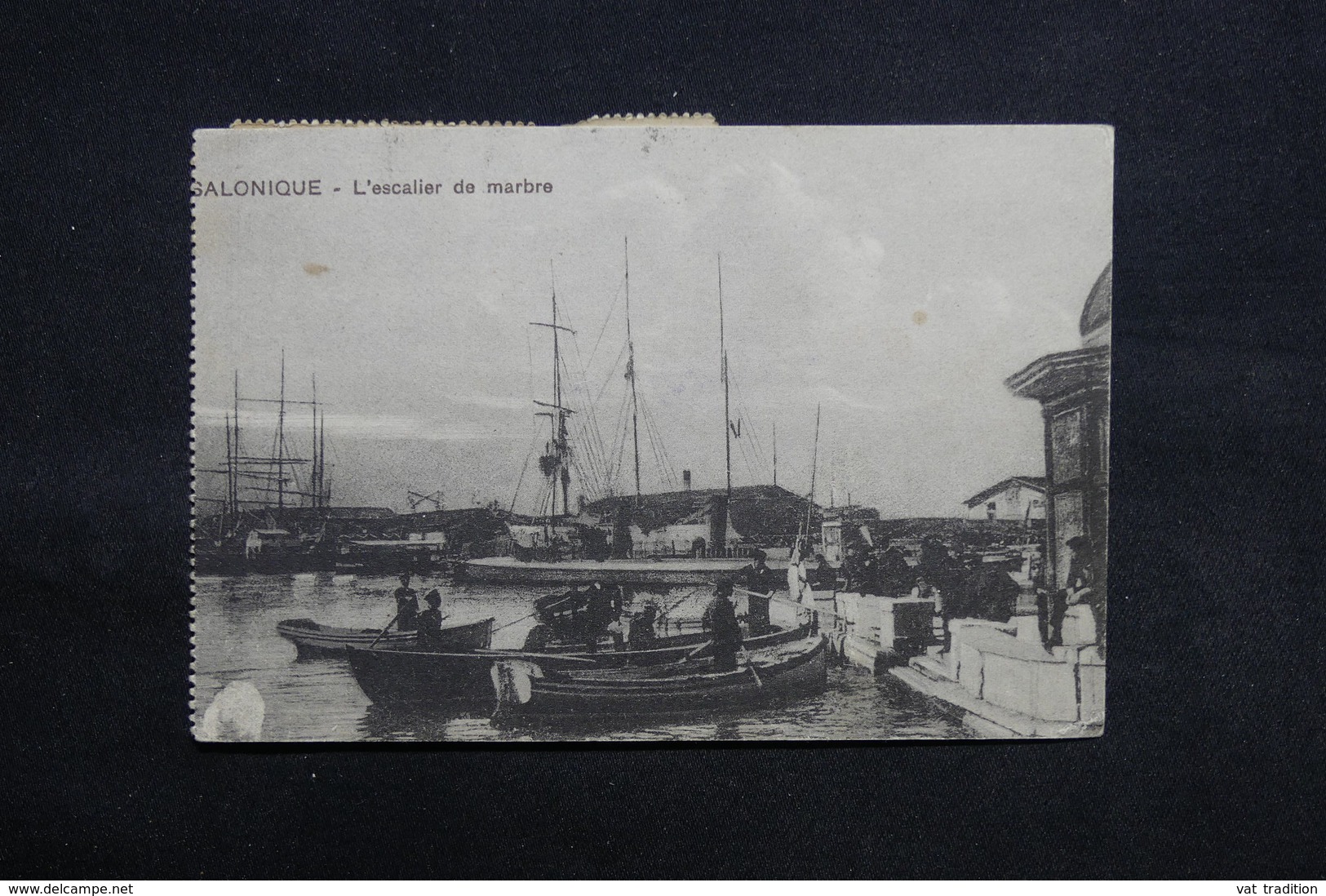 GRECE - Affranchissement De Salonique Sur Carte Postale En 1922 Pour La France - L 31166 - Lettres & Documents