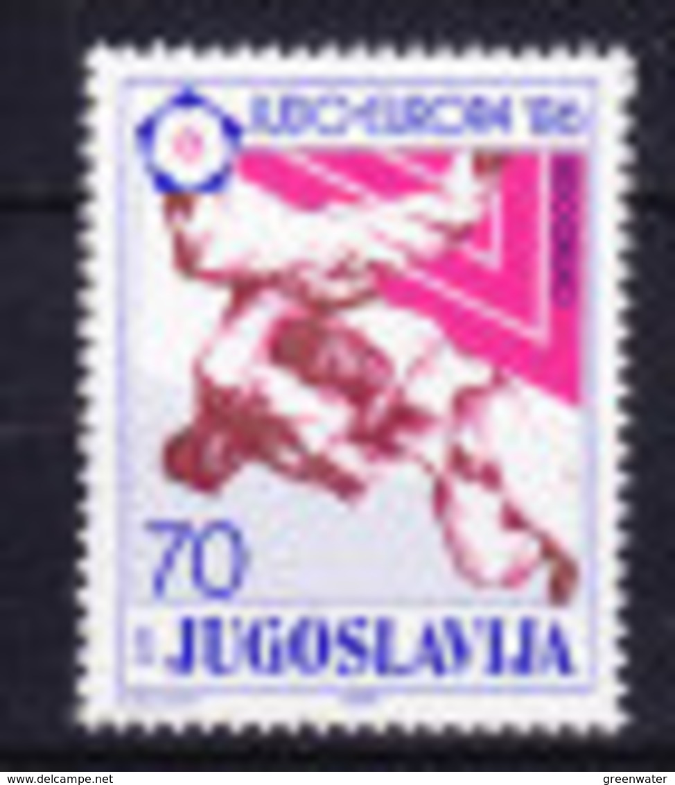 Yugoslavia 1986 Judo Europa Championships 1v ** Mnh (42971) - Unused Stamps