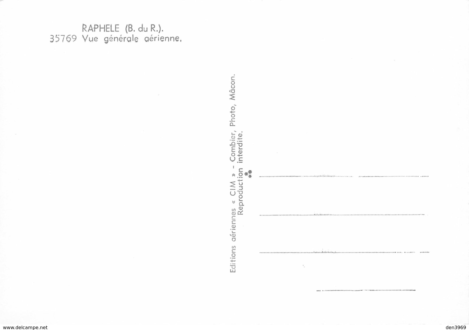 RAPHELE - Vue Générale Aérienne - Other & Unclassified