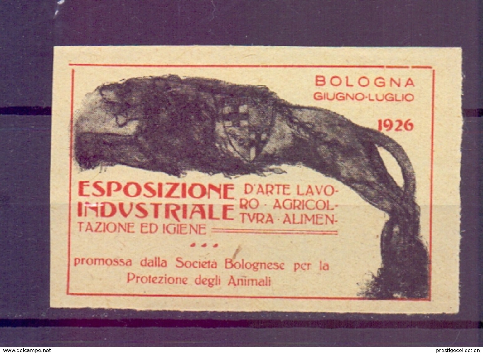 CINDERELLA ERINNOFILIA ESPOSIZIONE INDUSTRIALE 1926 BOLOGNA (GIUGN1900B10) - Erinnophilie