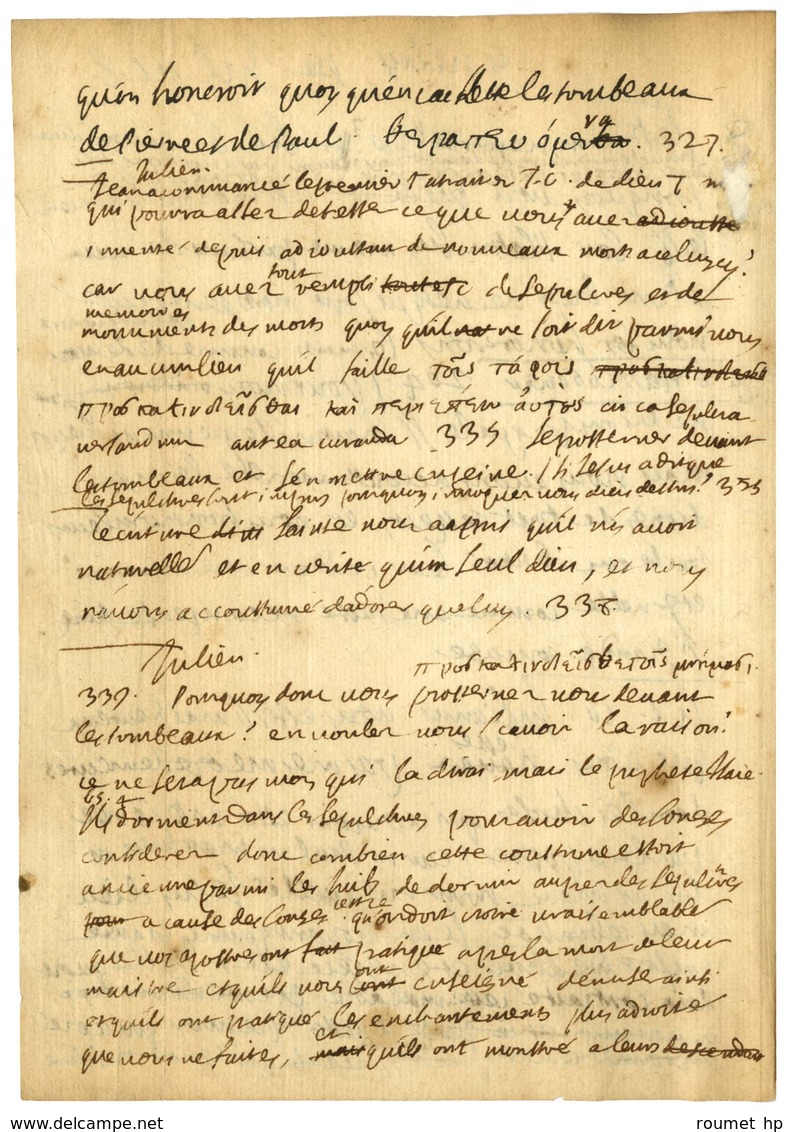 BOSSUET Jacques-Bénigne (1627-1704), évêque De Meaux, Prédicateur Et écrivain. - Otros & Sin Clasificación