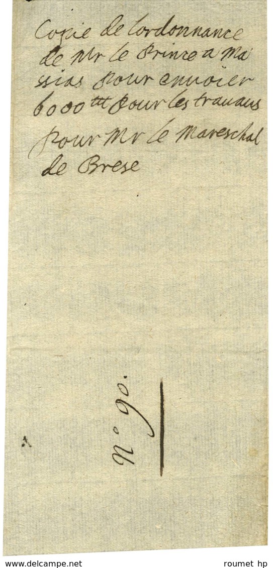 [BOURBON-CONDÉ Henri II De (1588-1646), Prince De Condé]. - Other & Unclassified