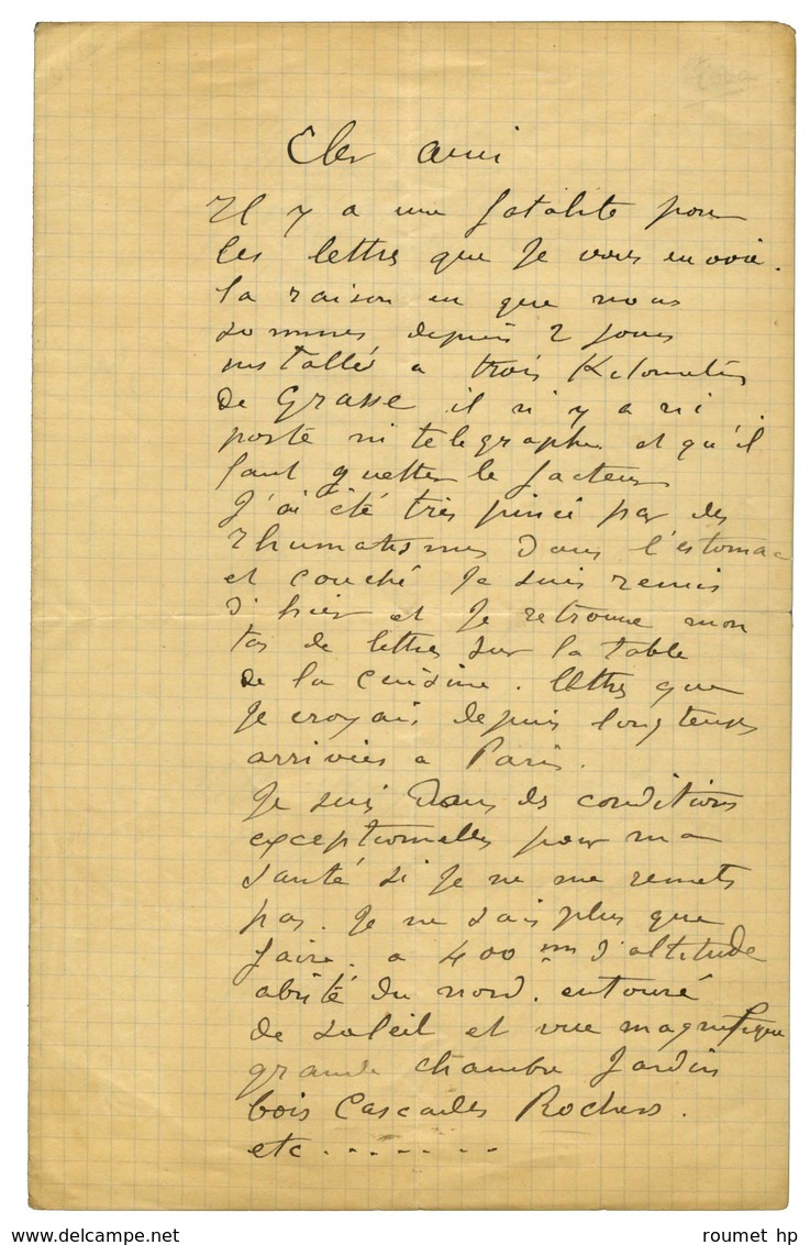 RENOIR Auguste, Pierre-Auguste Renoir, Dit (1841-1919), Peintre. - Sonstige & Ohne Zuordnung