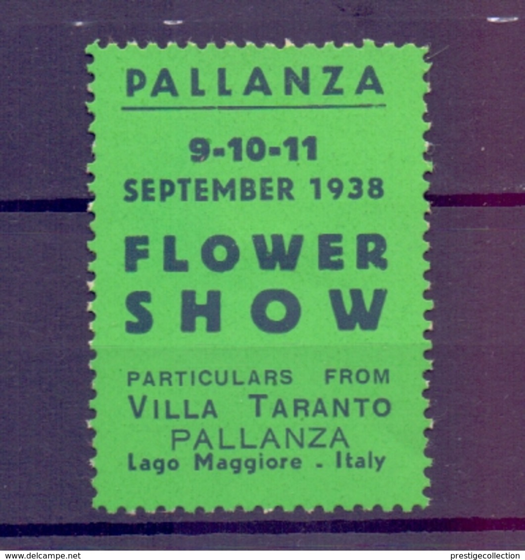 CINDERELLA ERINNOFILIA PALLANZA 1938 FLOWER SHOW LAGO MAGGIORE  (GIUGN1900B26) - Erinnofilia