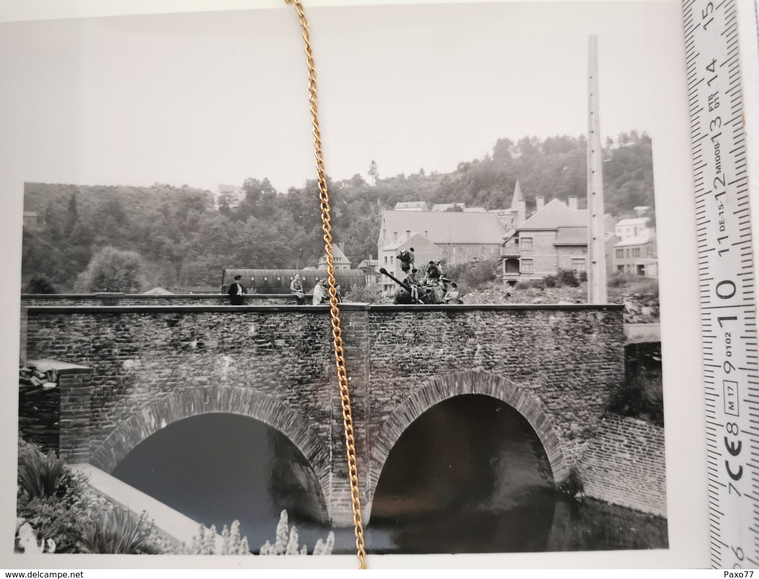 Photo Original 1951, Houffalize Pont Du Moulin - Houffalize