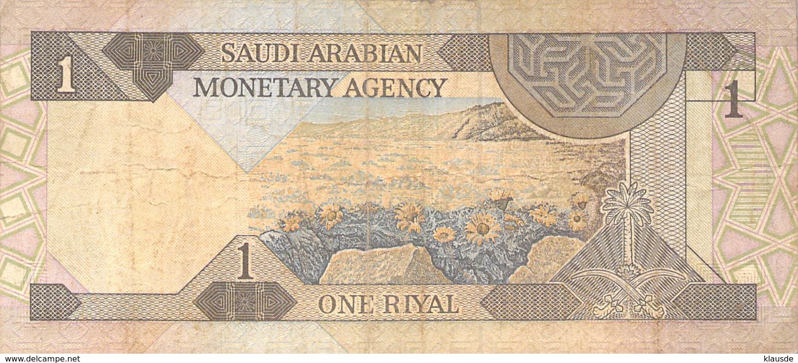 1 Rial Saudi Arabien VF/F (III) - Saudi-Arabien