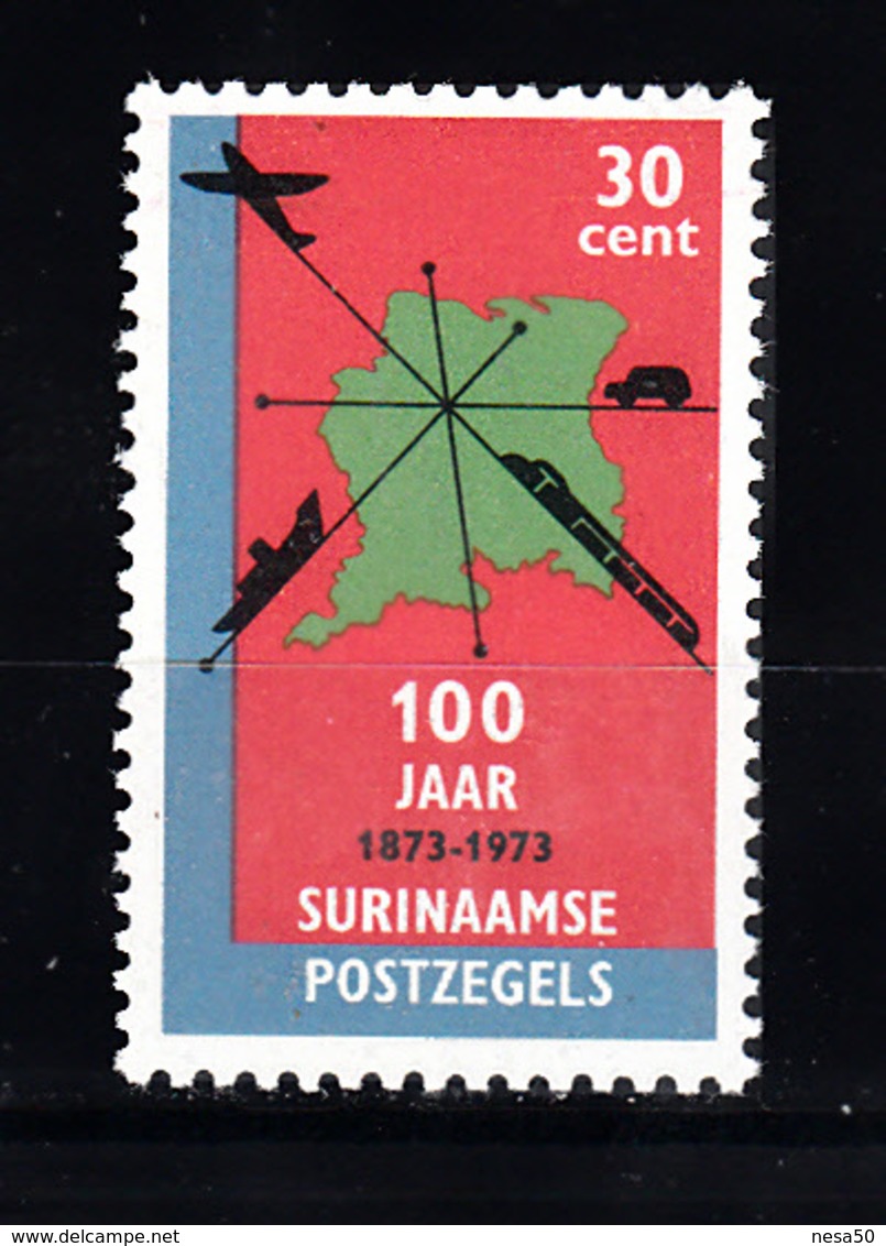 Train, Eisenbahn, Locomotive, Railway: Suriname 1973 Mi Nr 665 Postfris - Treinen