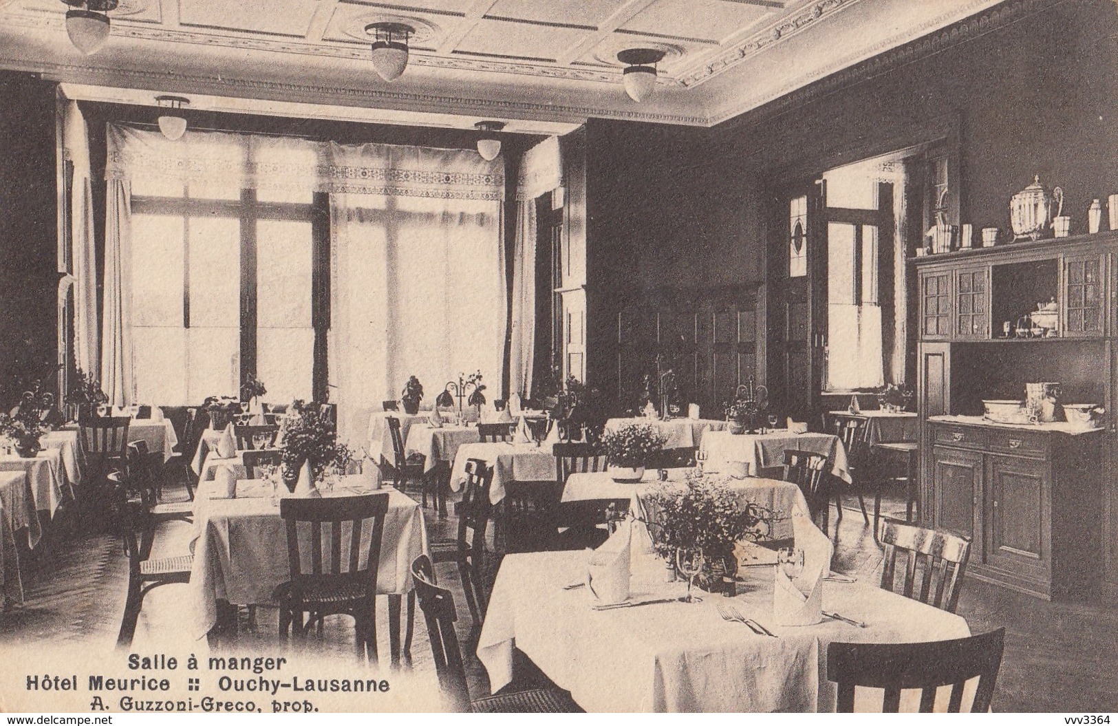 OUCHY-LAUSANNE: Hôtel Meurice - Salle à Manger - Lausanne