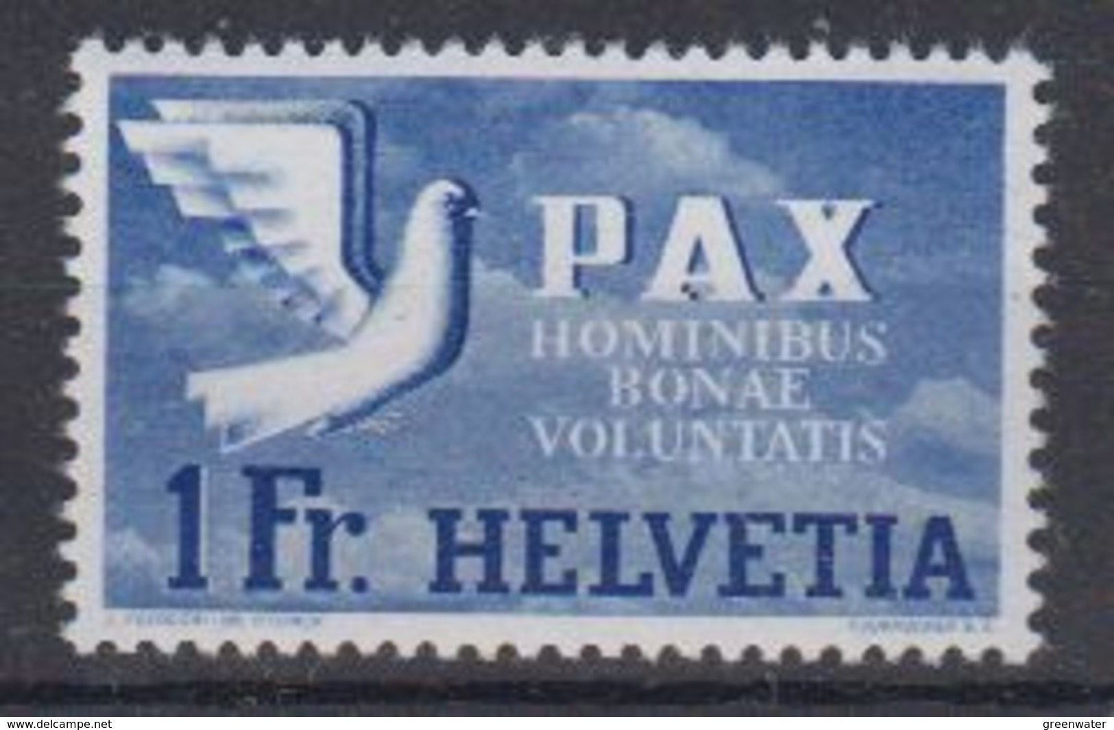 Switzerland 1945 PAX 1fr ** Mnh (42977) - Unused Stamps