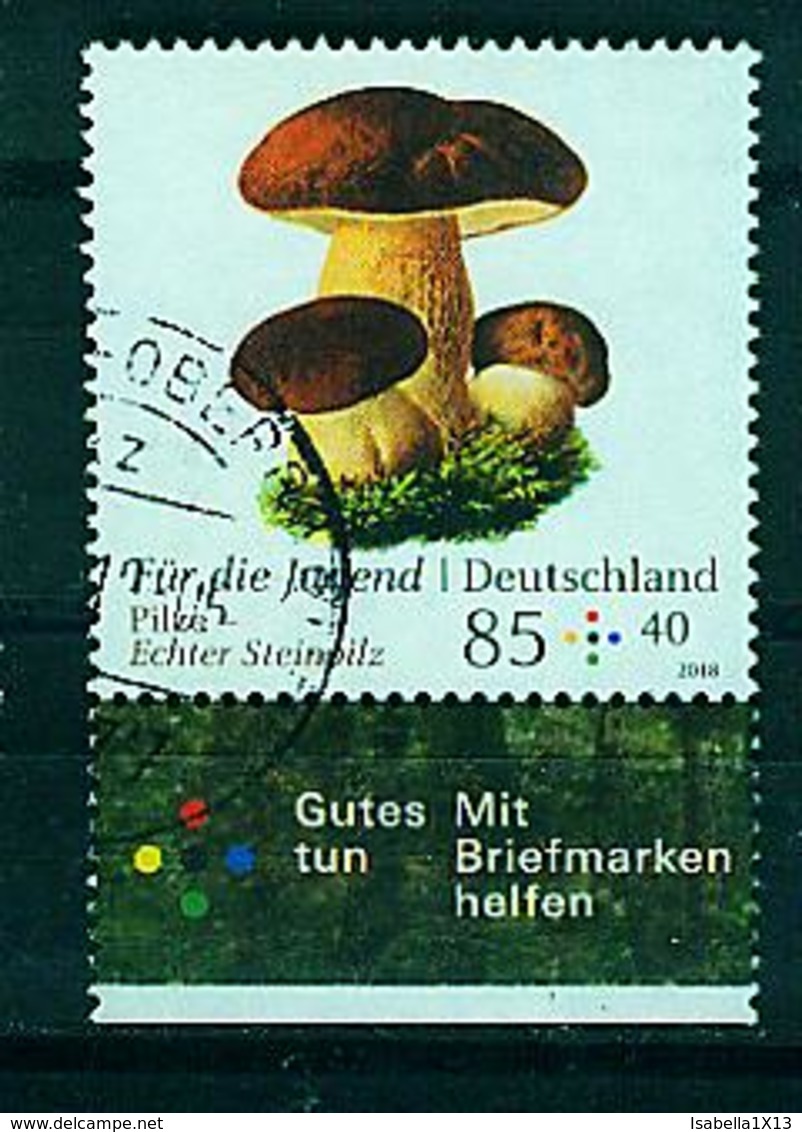 BUND---Steinpilz  Von 2018  Gestempelt - Gebraucht