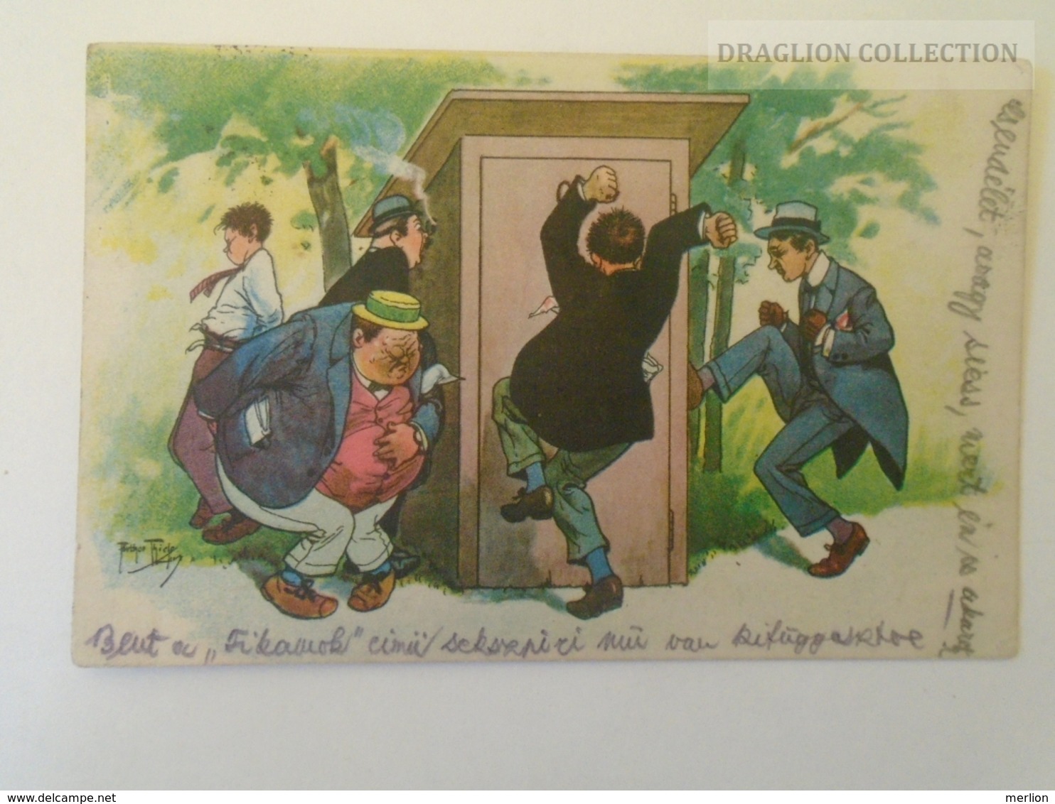 D164051  Arthur Thiele - Humour  L&P 2063 PU 1933 Cancel Debrecen - Thiele, Arthur