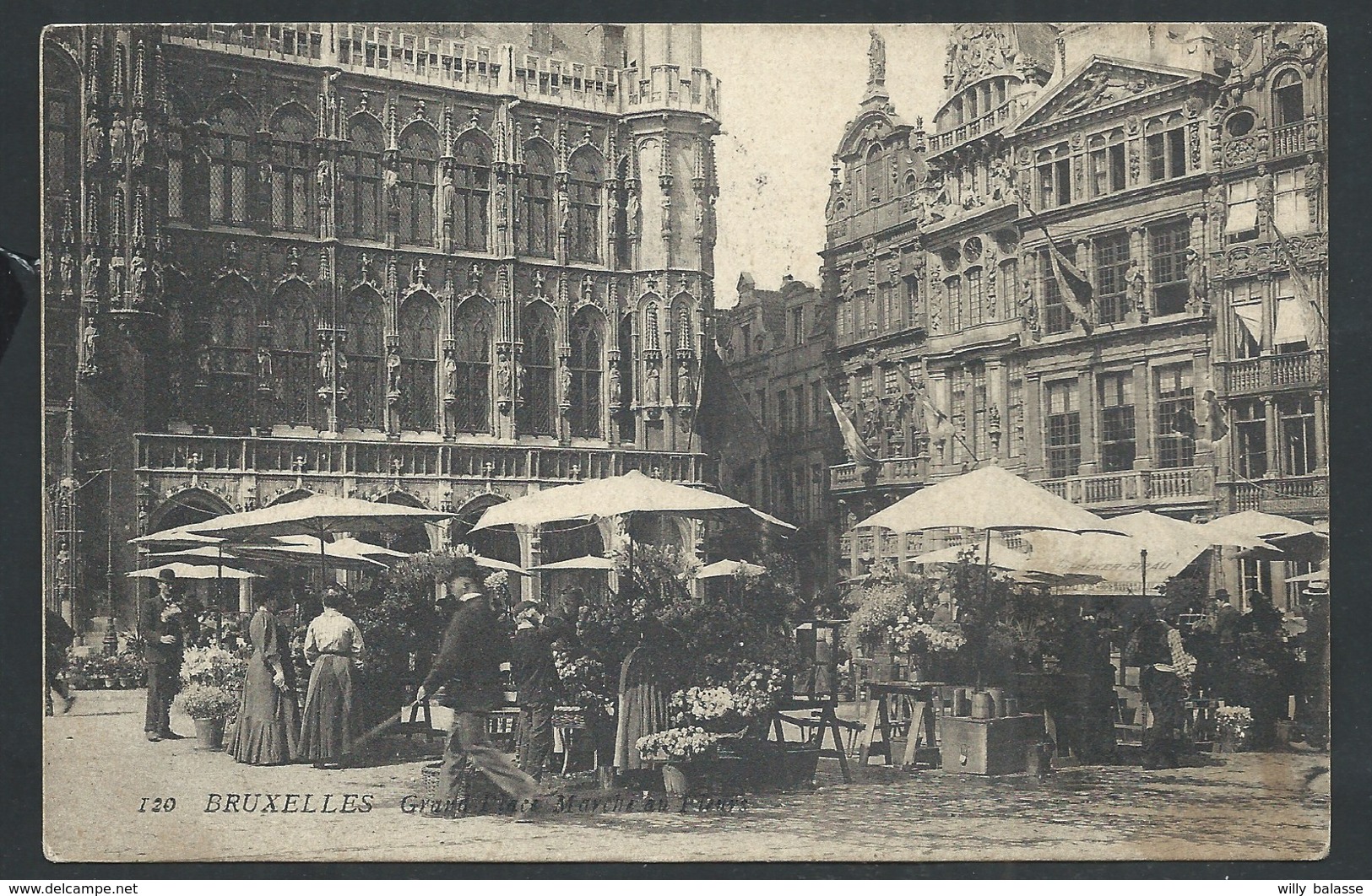 +++ CPA - BRUSSEL - BRUXELLES - Grand'Place - Marché Aux Fleurs   // - Marchés